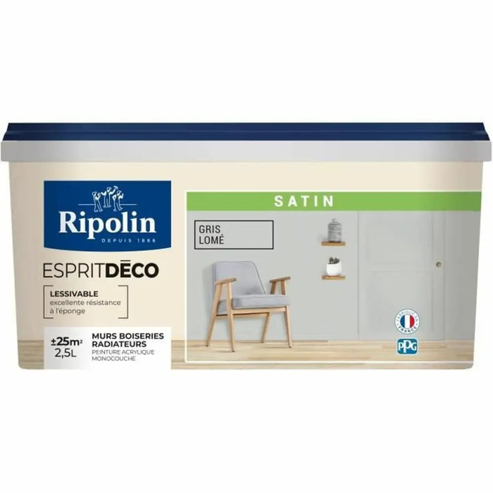 Грундова Боя Ripolin Сив Сатиниран 2,5 L