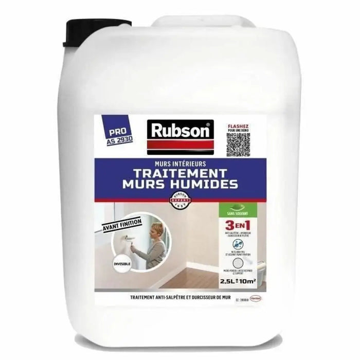 Грундова Боя Rubson Прозрачен матов 2,5 L