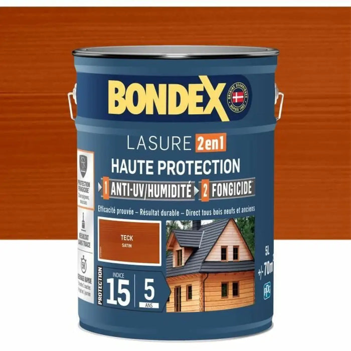 Грундова Боя Bondex Кафяв Сатиниран 5 L