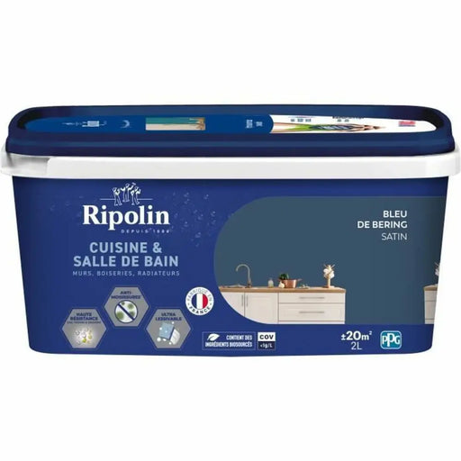 Грундова Боя Ripolin Син Сатиниран 2 L