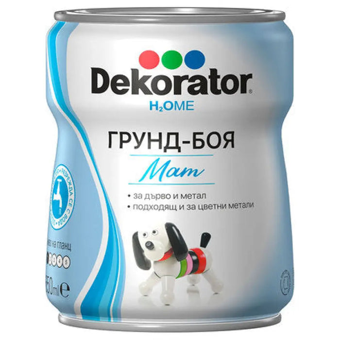 ГРУНД-БОЯ МАТ 650 ML БЯЛА DEKORATOR