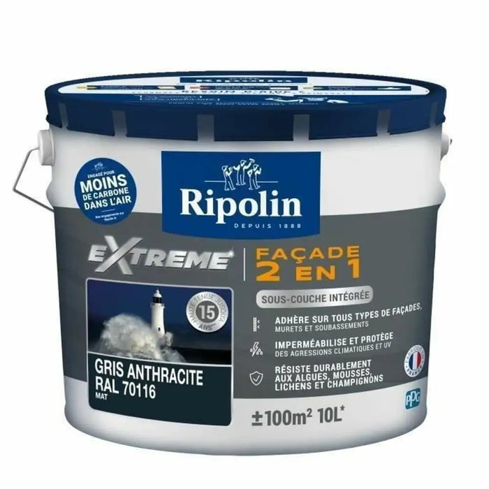Грундова Боя Ripolin Сив матов 10 L