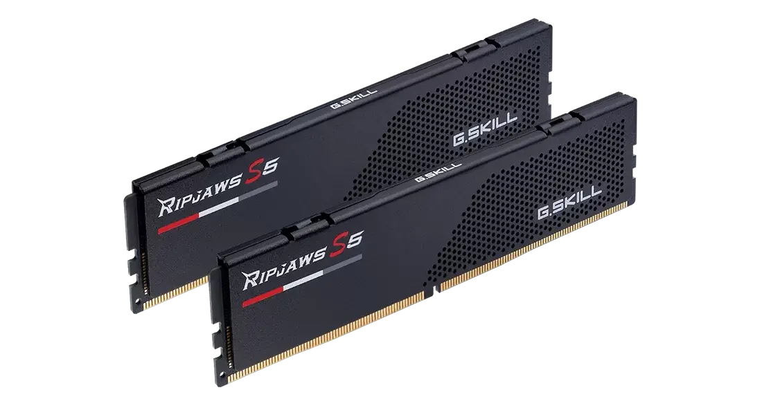 Памет G.SKILL Ripjaws S5 Black 128GB(2x64GB) DDR5 6400MHz, CL36 - Intel XMP