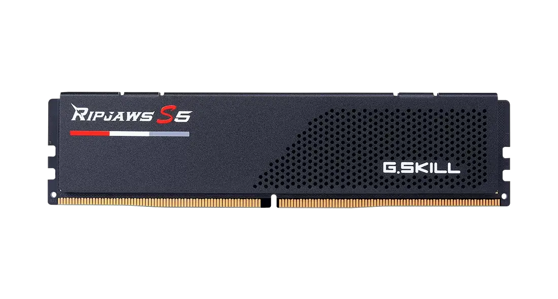 Памет G.SKILL Ripjaws S5 Black 128GB(2x64GB) DDR5 6400MHz, CL36 - Intel XMP