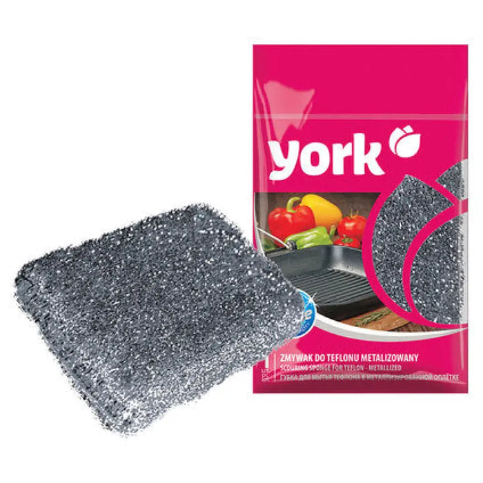 ГЪБА МЕТАЛИЗИРАНА ЗА ТЕФЛОН 12.5Х8Х2.7CM YORK