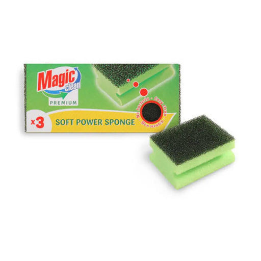 ГЪБА С КАНАЛ MAGIC PREMIUM 3 БР MAGIC CLEAN