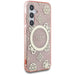 Guess 4G Background Gold Electroplated Peony Pattern