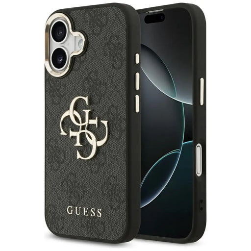 Guess 4G Big 4G Classic Logo Case за iPhone 17 - черен