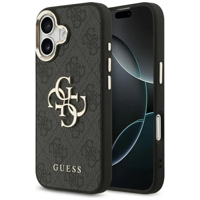 Guess 4G Big 4G Classic Logo Case за iPhone 17 - черен