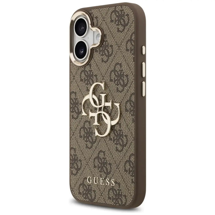 Guess 4G Big 4G Classic Logo Case за iPhone 17 - кафяво