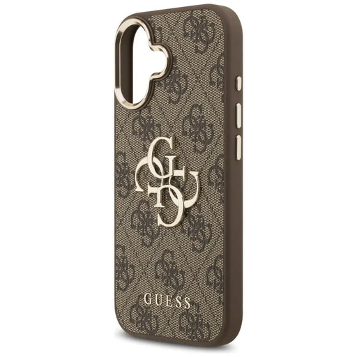 Guess 4G Big 4G Classic Logo Case за iPhone 17 - кафяво