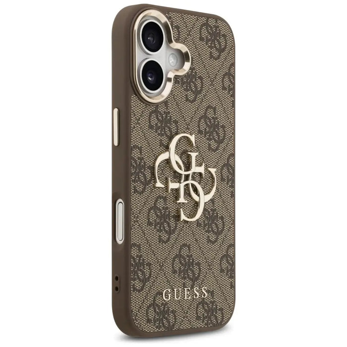 Guess 4G Big 4G Classic Logo Case за iPhone 17 - кафяво