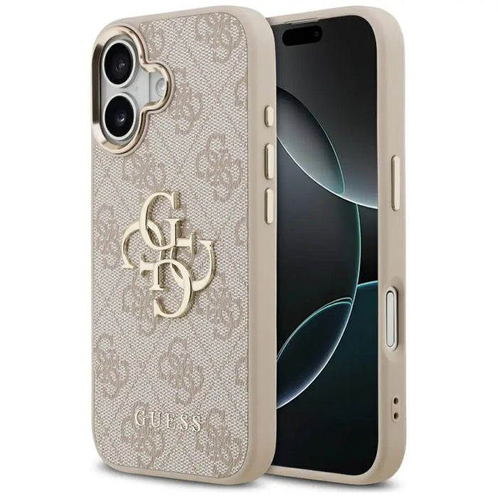 Guess 4G Big 4G Classic Logo Case за iPhone 17 - розово