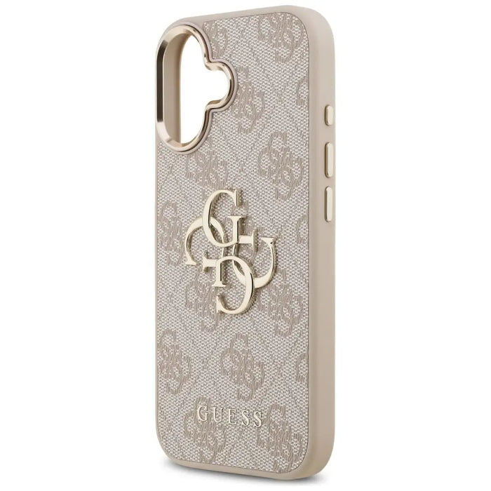 Guess 4G Big 4G Classic Logo Case за iPhone 17 - розово