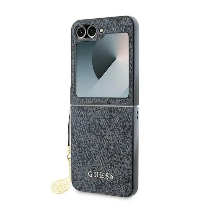 Guess 4G Charm Case за Samsung Galaxy Z Flip 6 черен