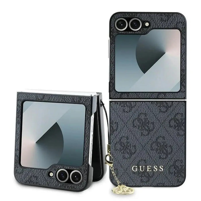 Guess 4G Charm Case за Samsung Galaxy Z Flip 6 черен