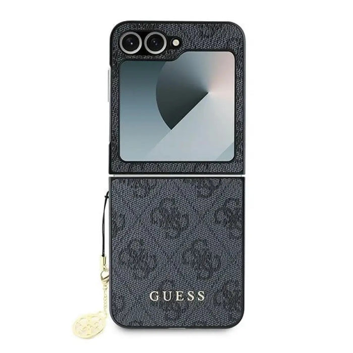 Guess 4G Charm Case за Samsung Galaxy Z Flip 6 черен