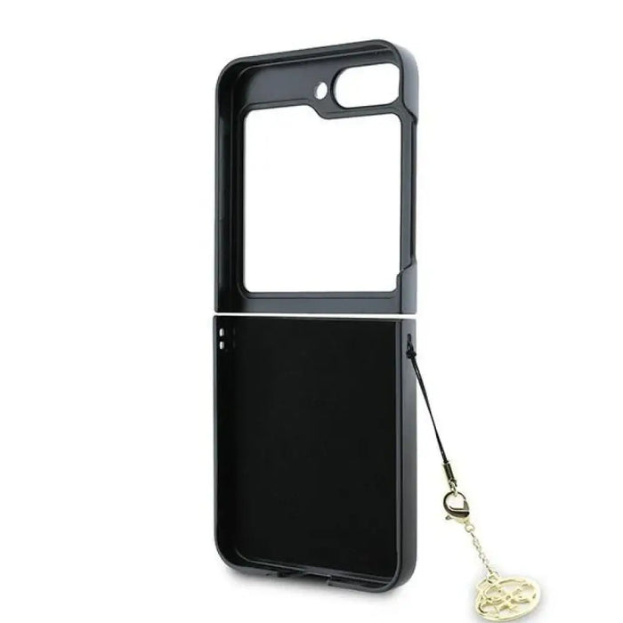 Guess 4G Charm Case за Samsung Galaxy Z Flip 6 черен