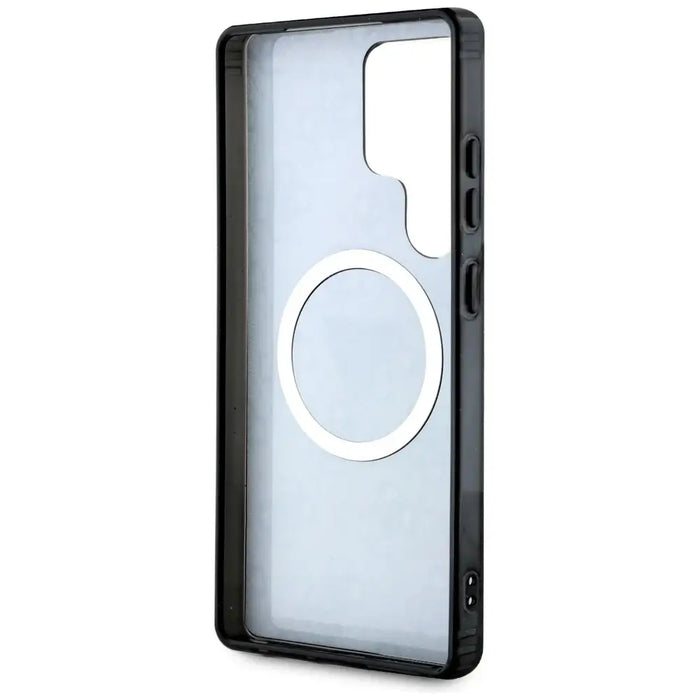 Guess 4G Glitter Triangle Buttons MagSafe Case за Samsung