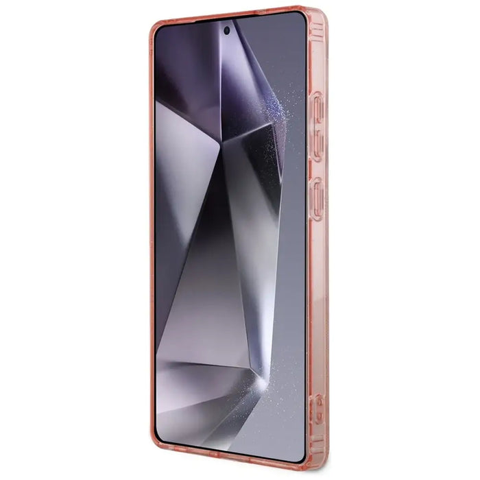 Guess 4G Glitter Triangle Buttons MagSafe Case за Samsung