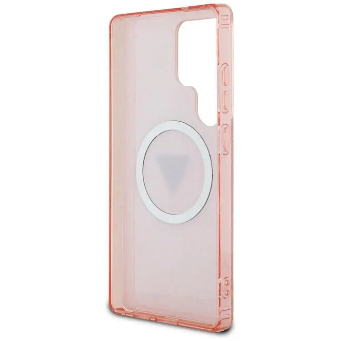 Guess 4G Glitter Triangle Buttons MagSafe Case за Samsung