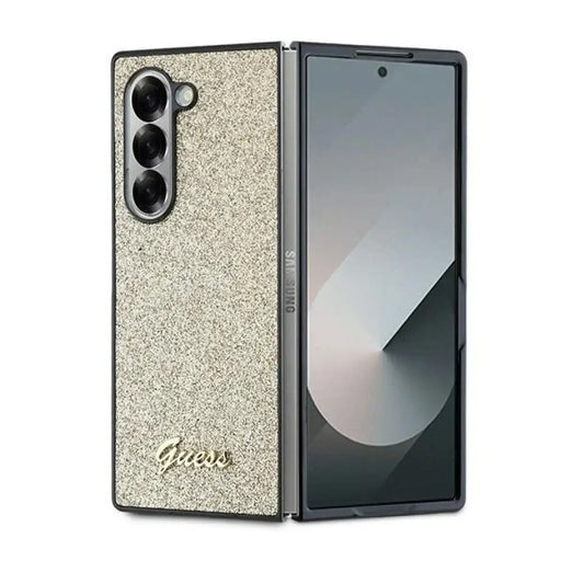 Guess 4G калъф Glitter Script за Samsung Galaxy Z Fold 6