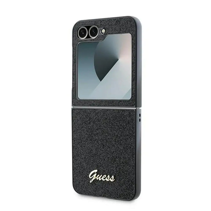 Guess 4G калъф Glitter Script за Samsung Galaxy Z Flip 6