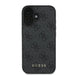 Guess 4G класически калъф за iPhone 16 Plus - черен
