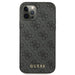 Guess 4G метален златен лого калъф за iPhone 12 / 12 Pro