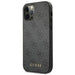 Guess 4G метален златен лого калъф за iPhone 12 / 12 Pro