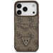 Guess 4G Nauble Card Triangle Case за iPhone 17 Pro - кафяв