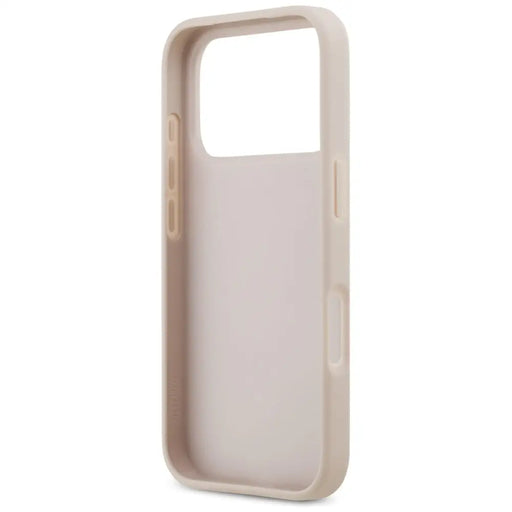 Guess 4G Nauble Card Triangle Case за iPhone 17 Pro - розов