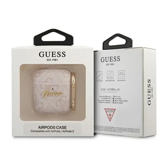 Guess 4G Script Metal Collection Case за AirPods 1 / 2