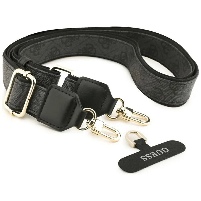 Guess 4G Srtas Logo & Big Strap Metal Buttons MagSafe Case