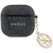 Guess 4G Strass Charm Case за AirPods 4 - черен