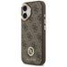 Guess 4G Strass Logo & Big Strap Metal Buttons MagSafe Case
