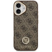 Guess 4G Strass Logo & Big Strap Metal Buttons MagSafe Case