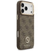 Guess 4G Strass Logo & Big Strap Metal Buttons MagSafe Case