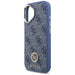 Guess 4G Strass Logo & Big Strap Metal Buttons MagSafe Case