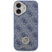 Guess 4G Strass Logo & Big Strap Metal Buttons MagSafe Case