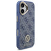 Guess 4G Strass Logo & Big Strap Metal Buttons MagSafe Case