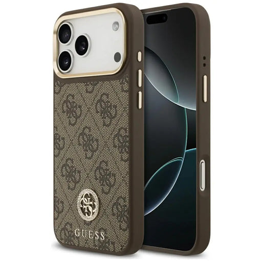 Guess 4G Strass Logo MagSafe Case за iPhone 17 Pro Max