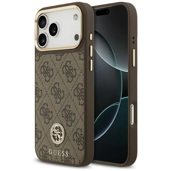 Guess 4G Strass Logo MagSafe Case за iPhone 17 Pro Max