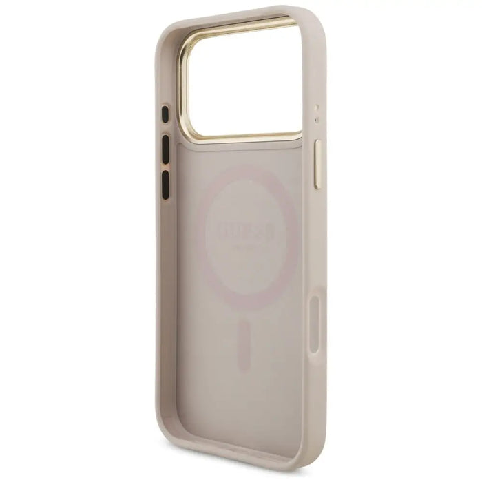 Guess 4G Triangle Logo & Big Strap Metal Buttons MagSafe