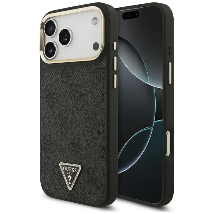 Guess 4G Triangle Logo MagSafe Case за iPhone 17 Pro Max