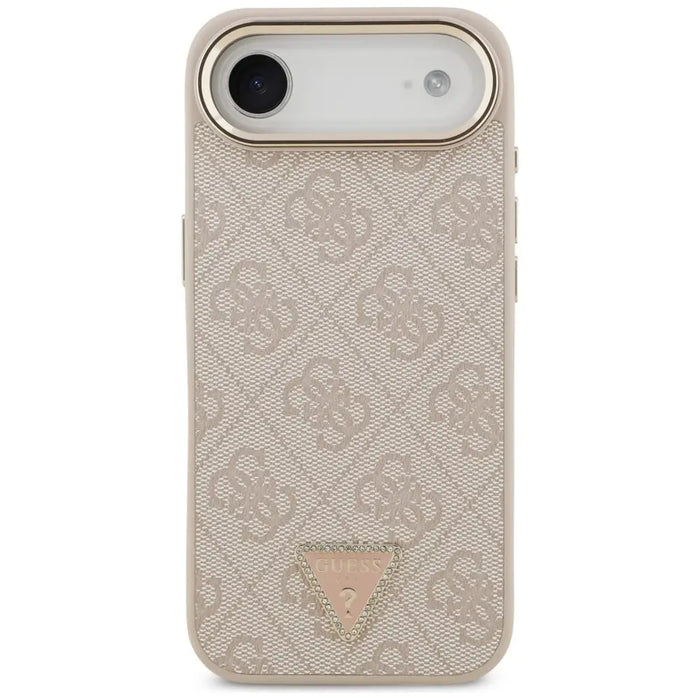 Guess 4G Triangle Logo MagSafe Case за iPhone Air - розово