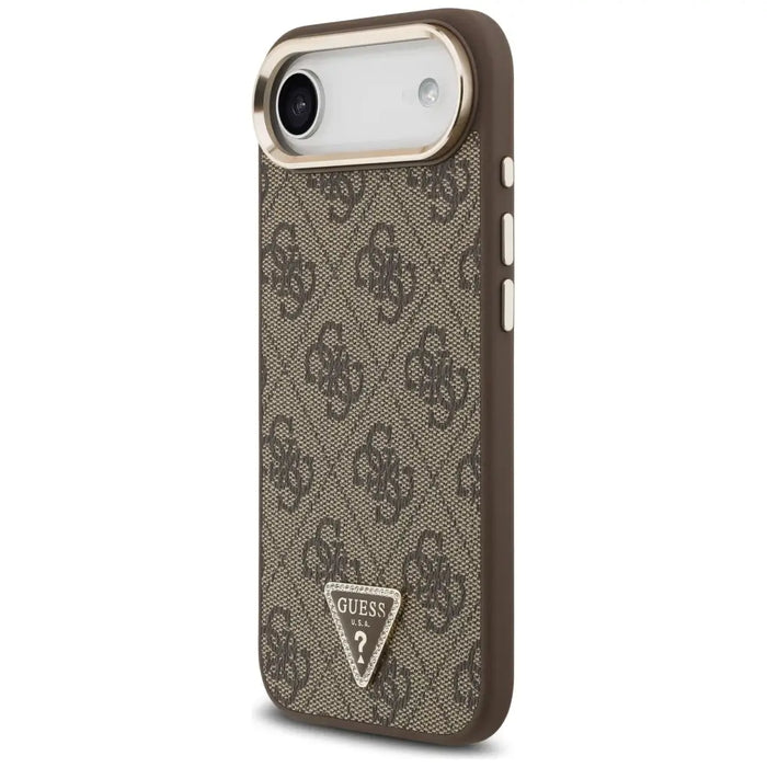 Guess 4G Triangle Logo MagSafe калъф за iPhone Air Brown