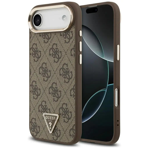 Guess 4G Triangle Logo MagSafe калъф за iPhone Air Brown