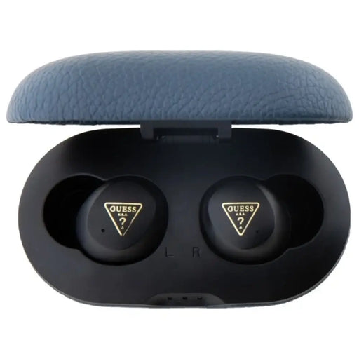Guess Bluetooth слушалки GUTWSPGTSPSB TWS + докинг станция