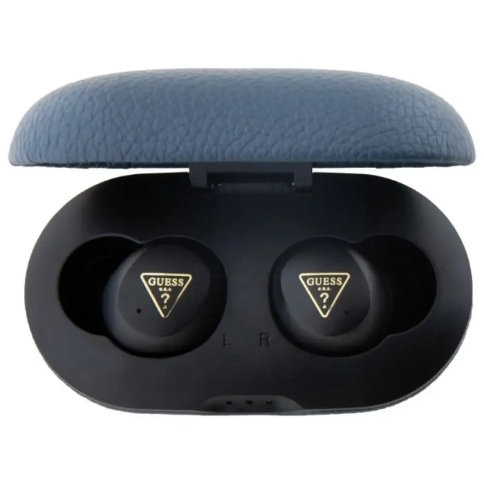Guess Bluetooth слушалки GUTWSPGTSPSB TWS + докинг станция